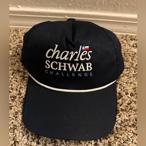 NWT PGA Charles Schwab Challenge Navy 5-Panel Rope Hat